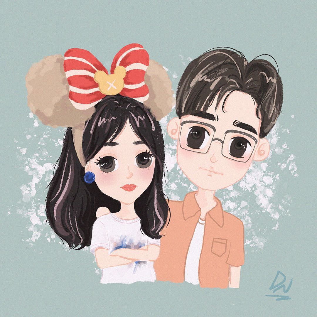 平面PS板绘Procreate手绘人物插画（图ZMjE4ODYwNTIw） - 创作习作 - 站酷设计师一颗小呆梨原创素材 - 站酷ZCOOL