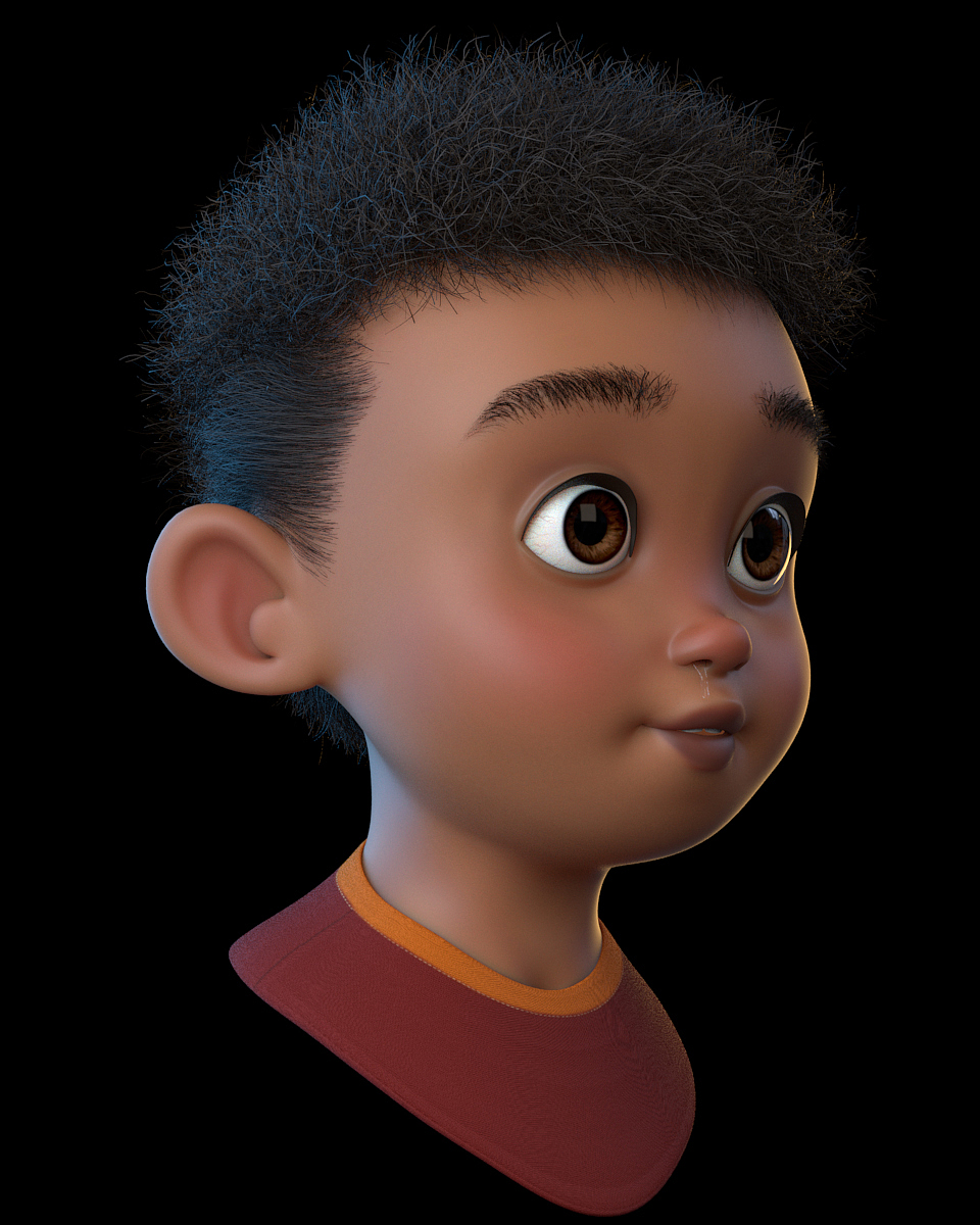 cartoon kid