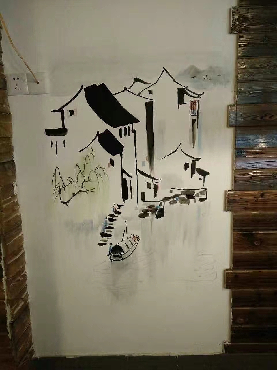 徽派建筑彩绘