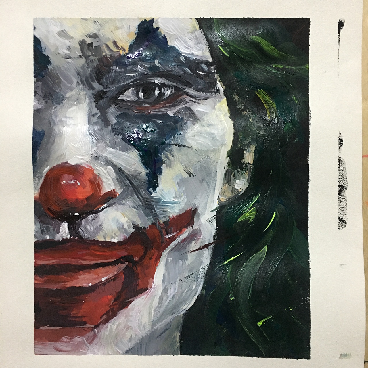 暗黑系小丑|纯艺术|绘画|可洋duck - 临摹作品 - 站酷 (zcool)