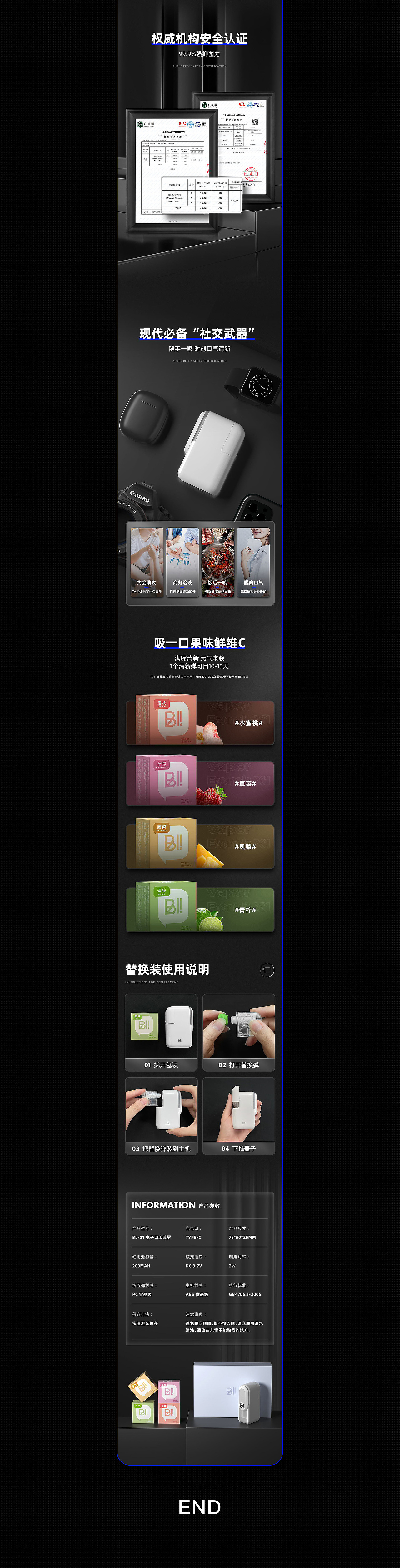 口腔喷雾详情页（图ZMjYyMTk0MzI4） - 电商 - 站酷设计师嘉胜Justin原创素材 - 站酷ZCOOL