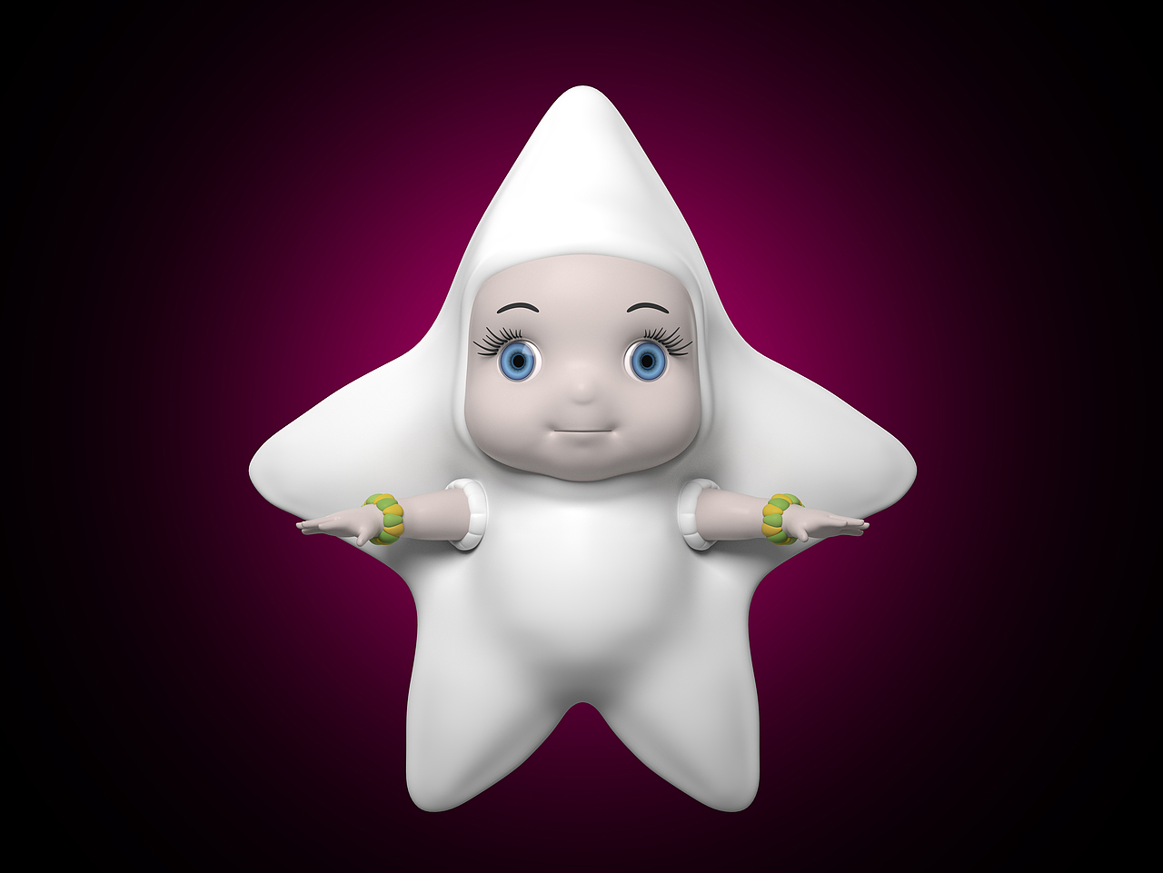 卡通人物风格三维练习