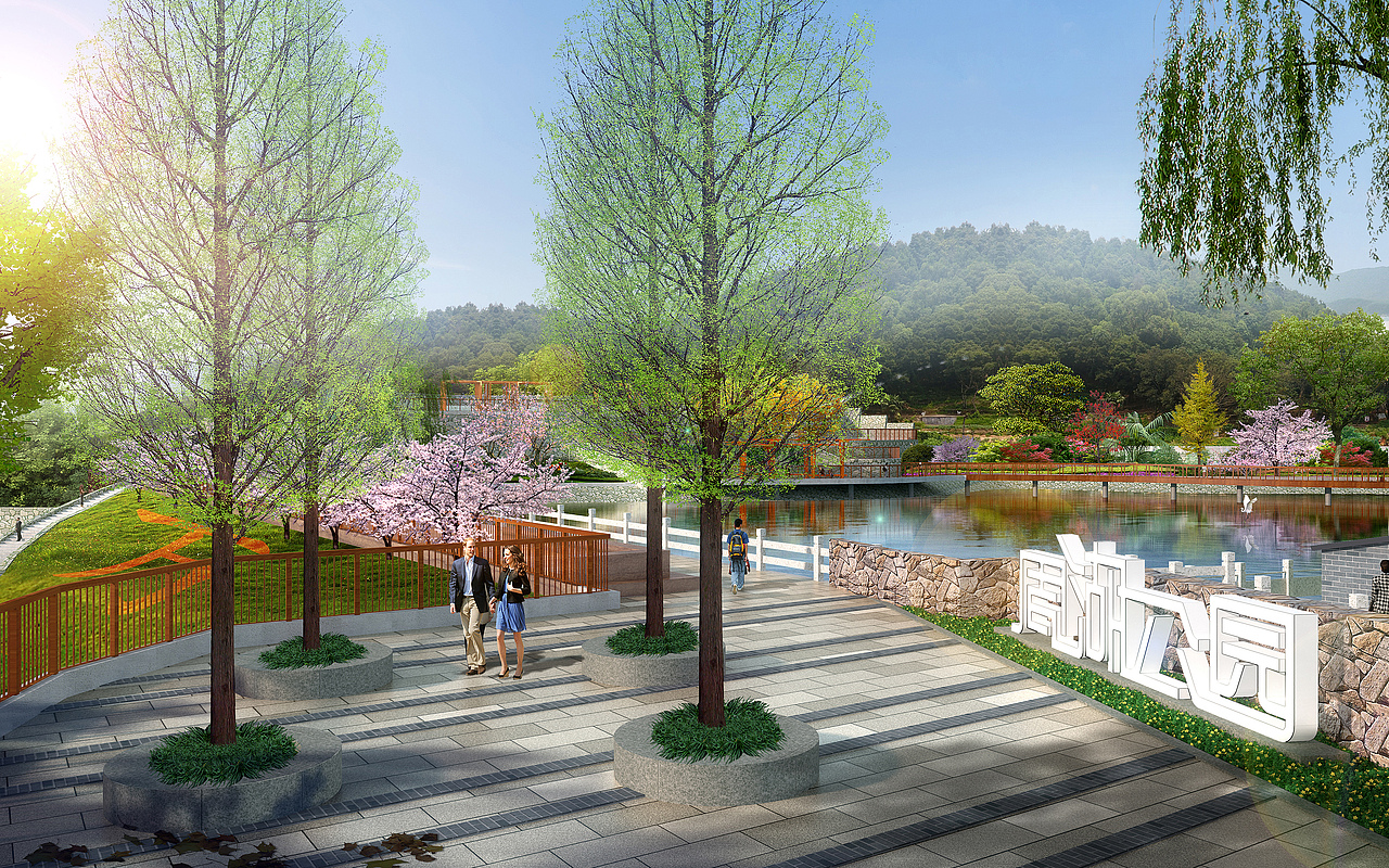 室外园林景观（图ZMTQ4NjkxNTY4） - 建筑/空间 - 站酷设计师沐沐沐汐原创素材 - 站酷ZCOOL