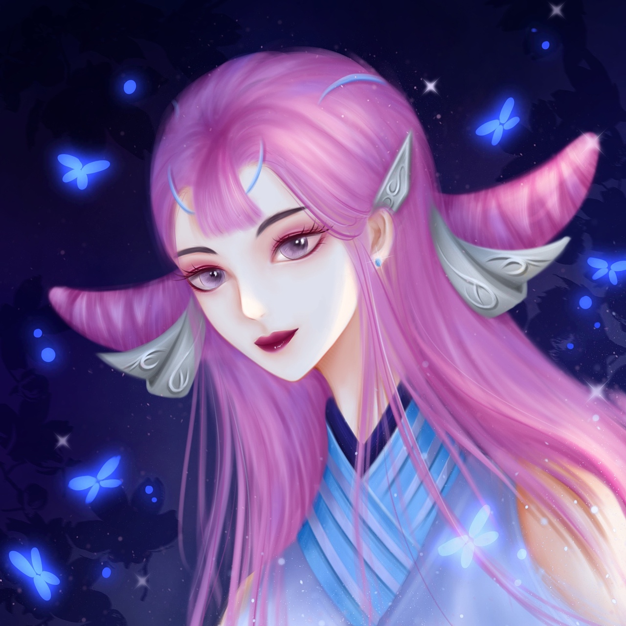 貂蝉头像|动漫|单幅漫画|z24449728_原创作品-站酷zcool