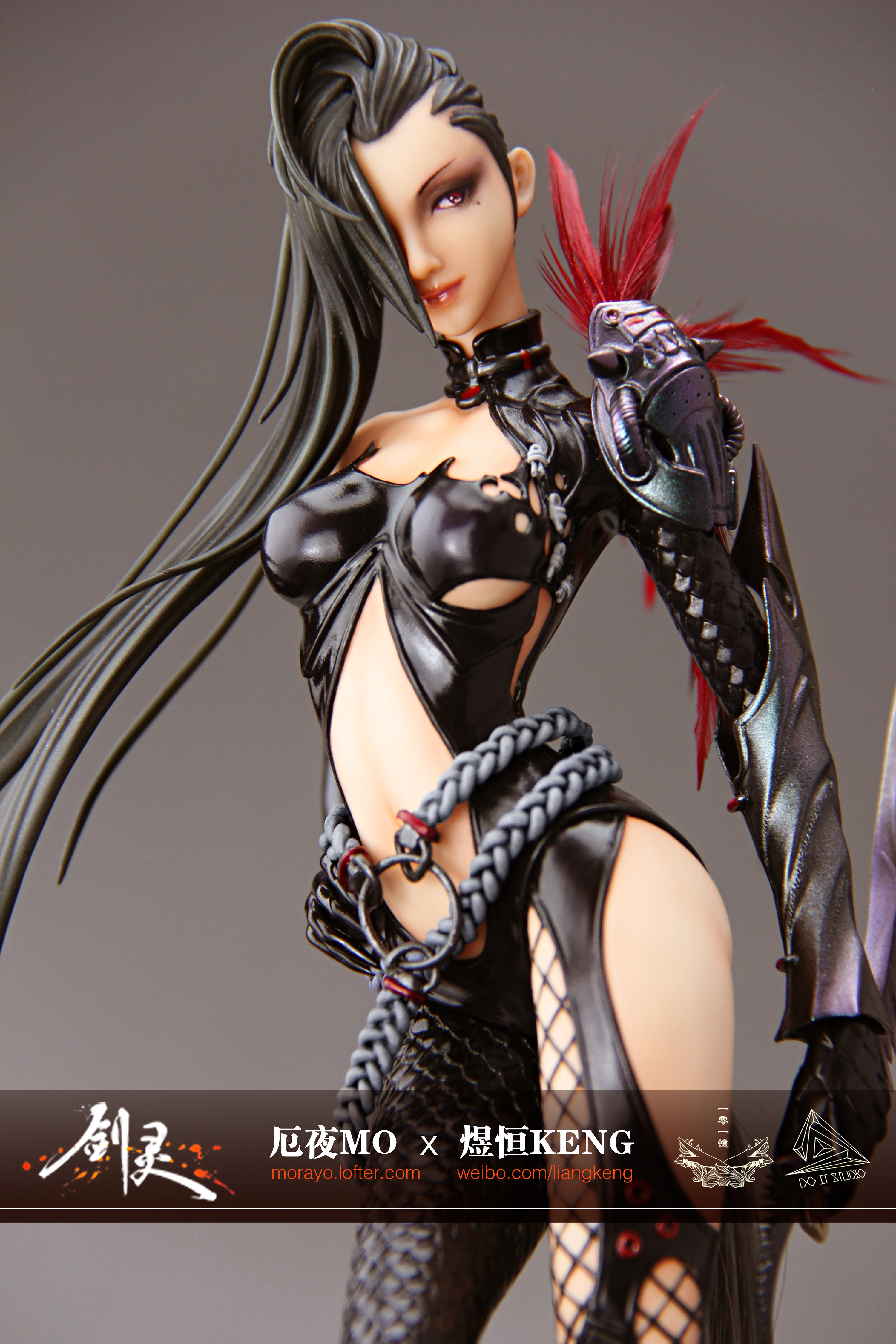 厄夜mo x 煜恒keng 《剑灵》蛇蝎帝王-幽兰 涂装完成品第一弹