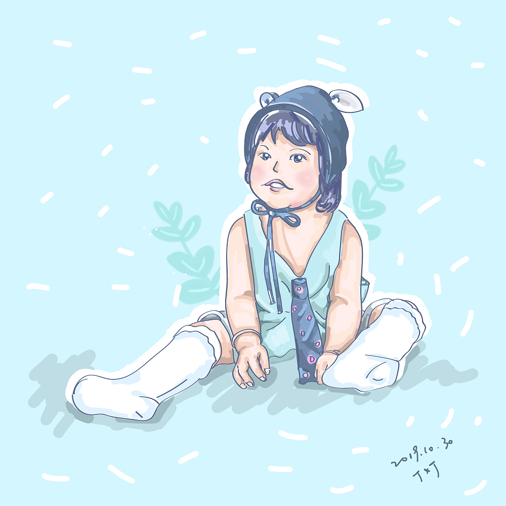 宝宝插画（图ZMTgyNzEyODMy） - 创作习作 - 站酷设计师吃西瓜的阿宝原创素材 - 站酷ZCOOL