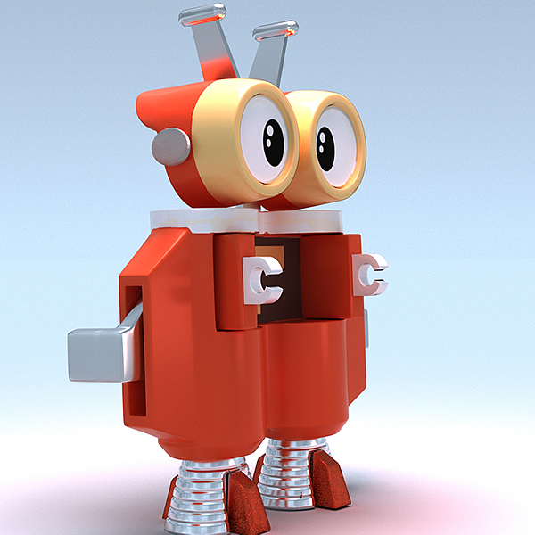3d静帧作品:《铁甲小宝》的角色-飞翔机器人|三维|其他三维|deeka