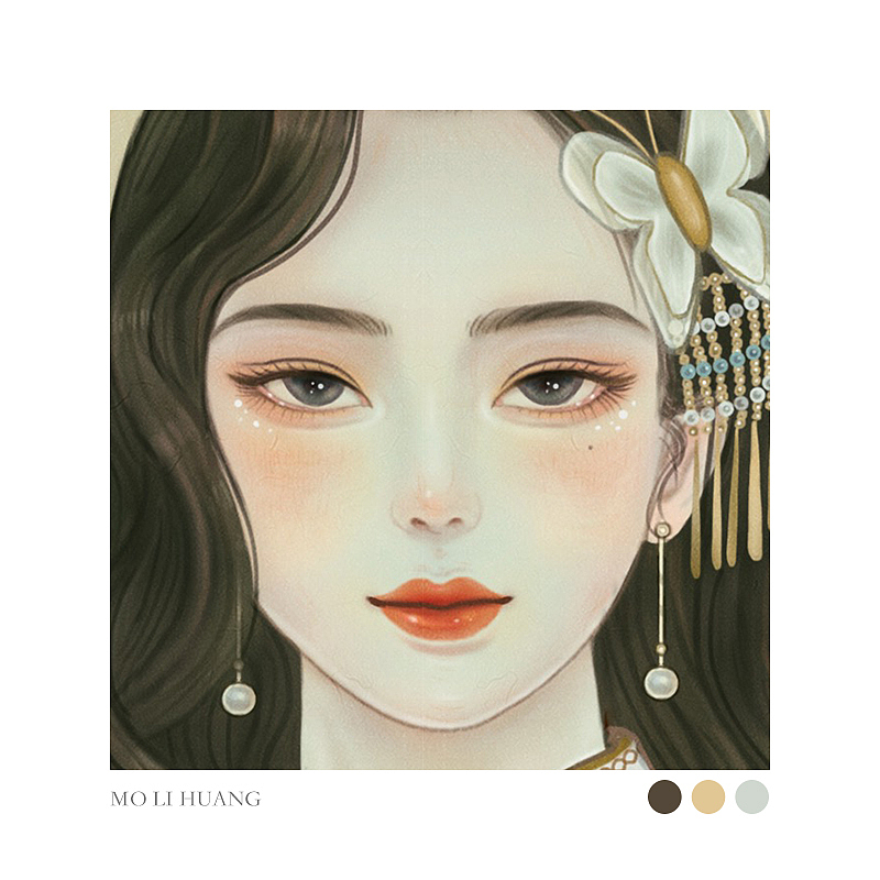 民国美人录【二】（图ZMjU3NDI4NjY4） - 创作习作 - 站酷设计师害羞的小狮子原创素材 - 站酷ZCOOL