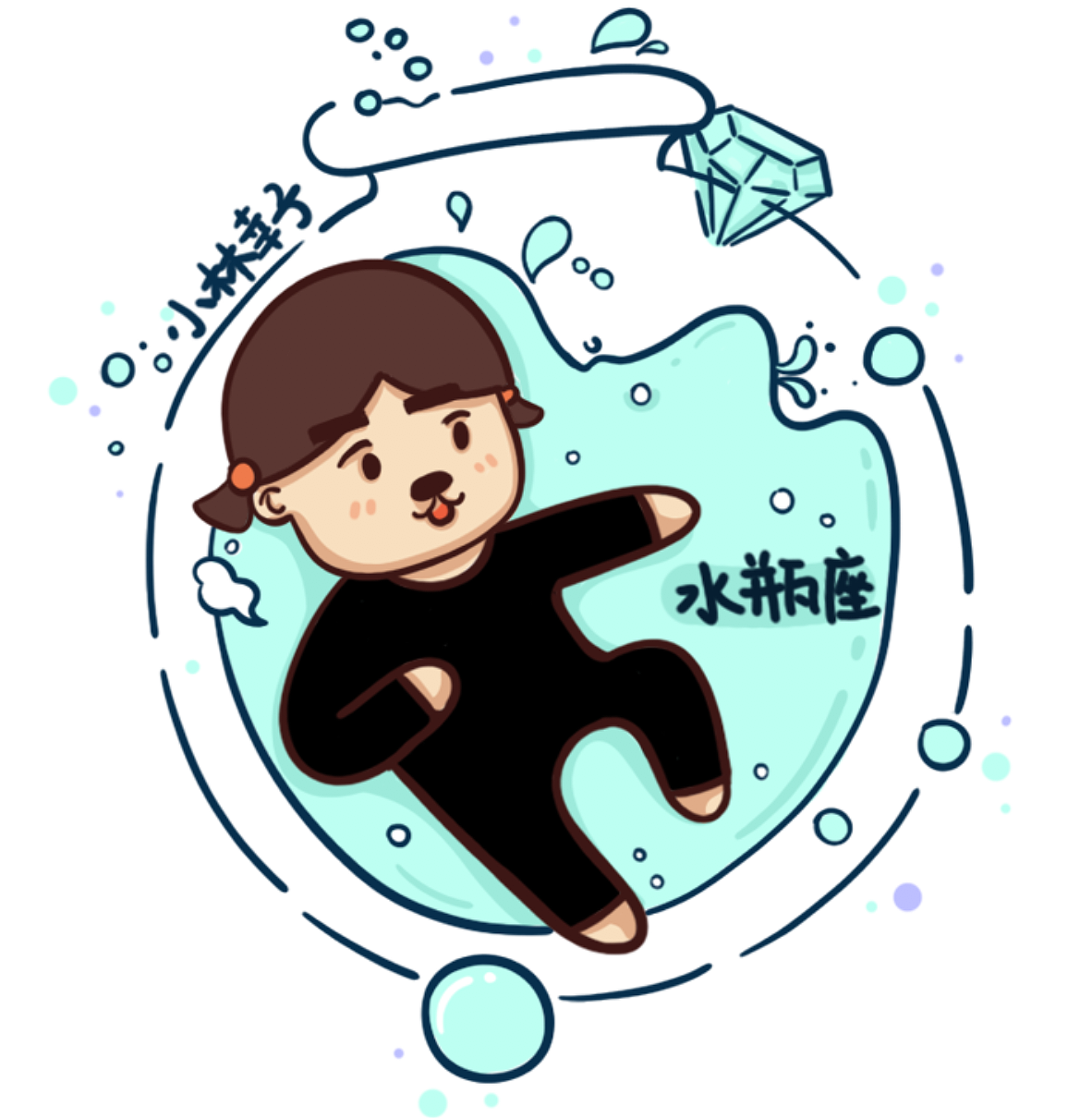 2019年涂鸦合集 二（iPad瞎涂瞎画）（图ZMTk3Njk2MDU2） - 创作习作 - 站酷设计师小林幸子_sachiko原创素材 - 站酷ZCOOL