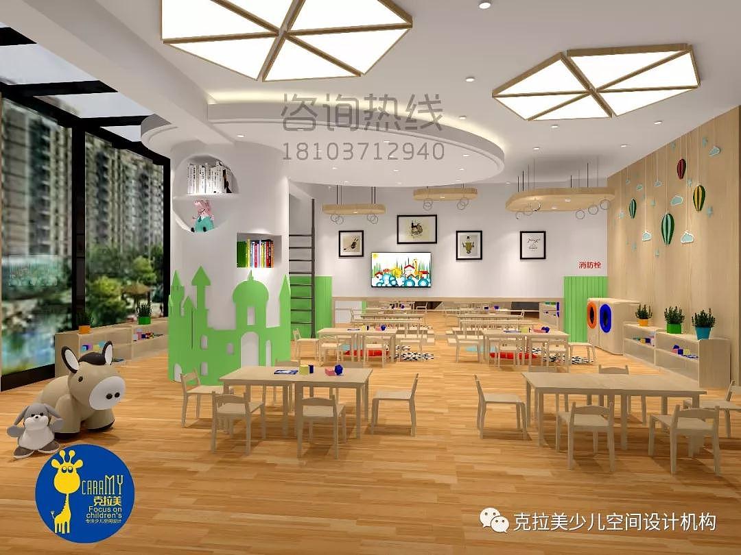 早教中心装修设计_郑州早教中心装修设计_少儿空间设计（图ZMTA5MjYwNTAw） - 家装设计 - 站酷设计师克拉美设计原创素材 - 站酷ZCOOL