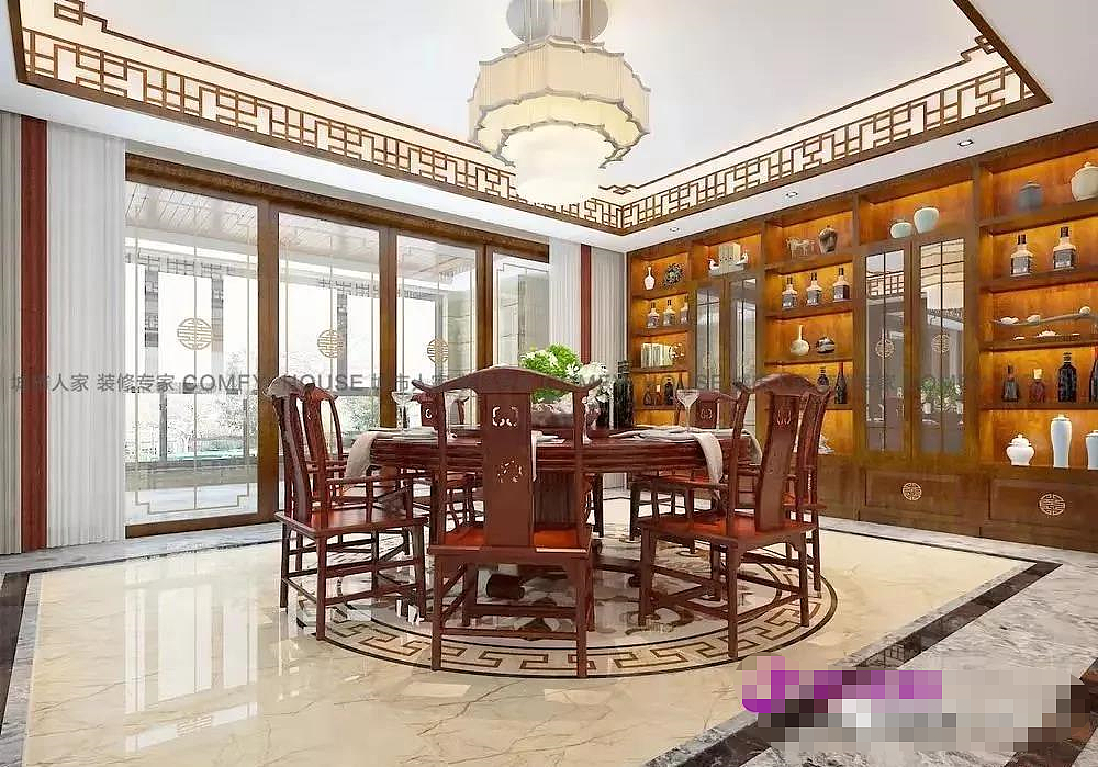 公园一号 200㎡ 新中式案例赏析（图ZMTg0NjA2Mjky） - 其他 - 站酷设计师城市人家1231原创素材 - 站酷ZCOOL