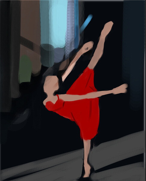 舞女郎（图ZMTI2MjUwMDc2） - 新锐潮流插画 - 站酷设计师爱吃苦瓜的梅子原创素材 - 站酷ZCOOL