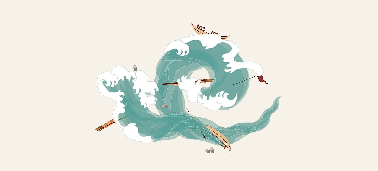 毕业设计:海上丝绸之路主题插画设计