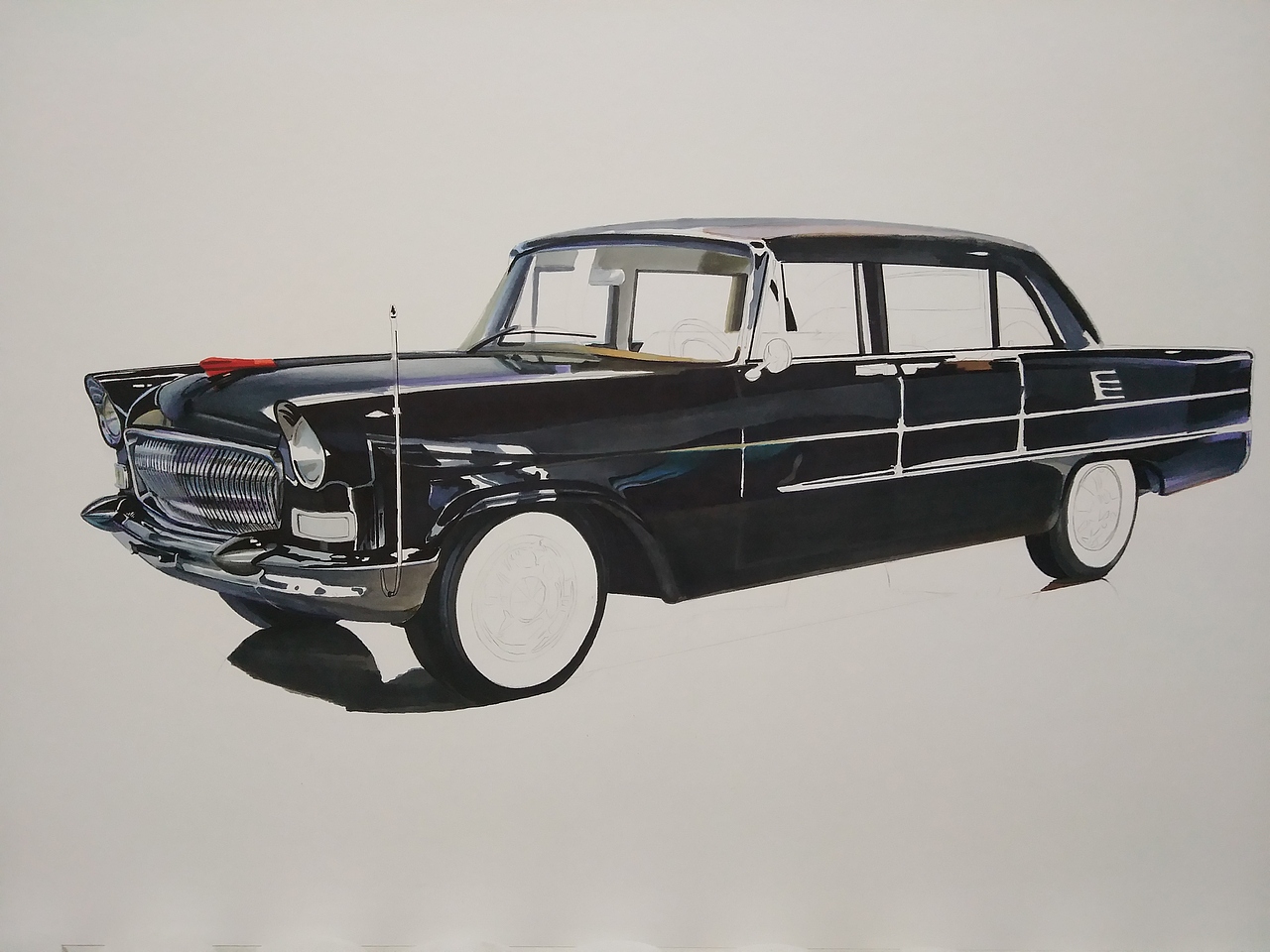 第一代国产阅兵车红旗ca721959