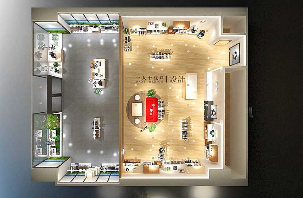 早期作品-商业空间-童装店面（图ZMTMxNDI2NDMy） - 家装设计 - 站酷设计师一人十豆口原创素材 - 站酷ZCOOL