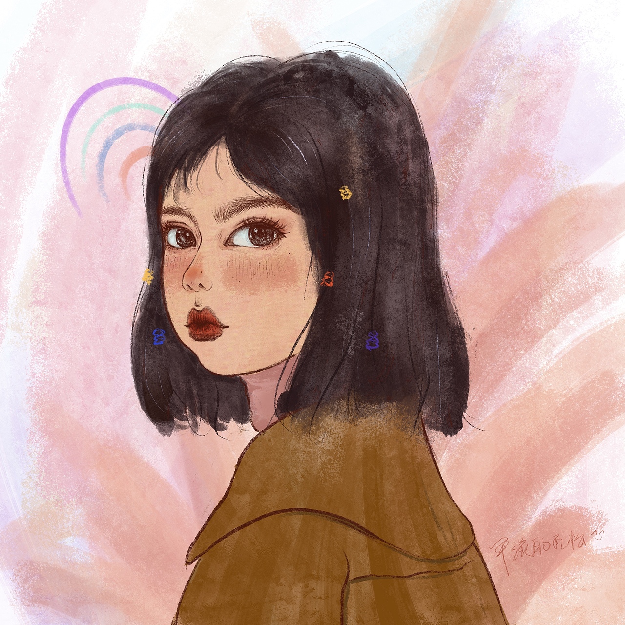 可爱的小女孩
