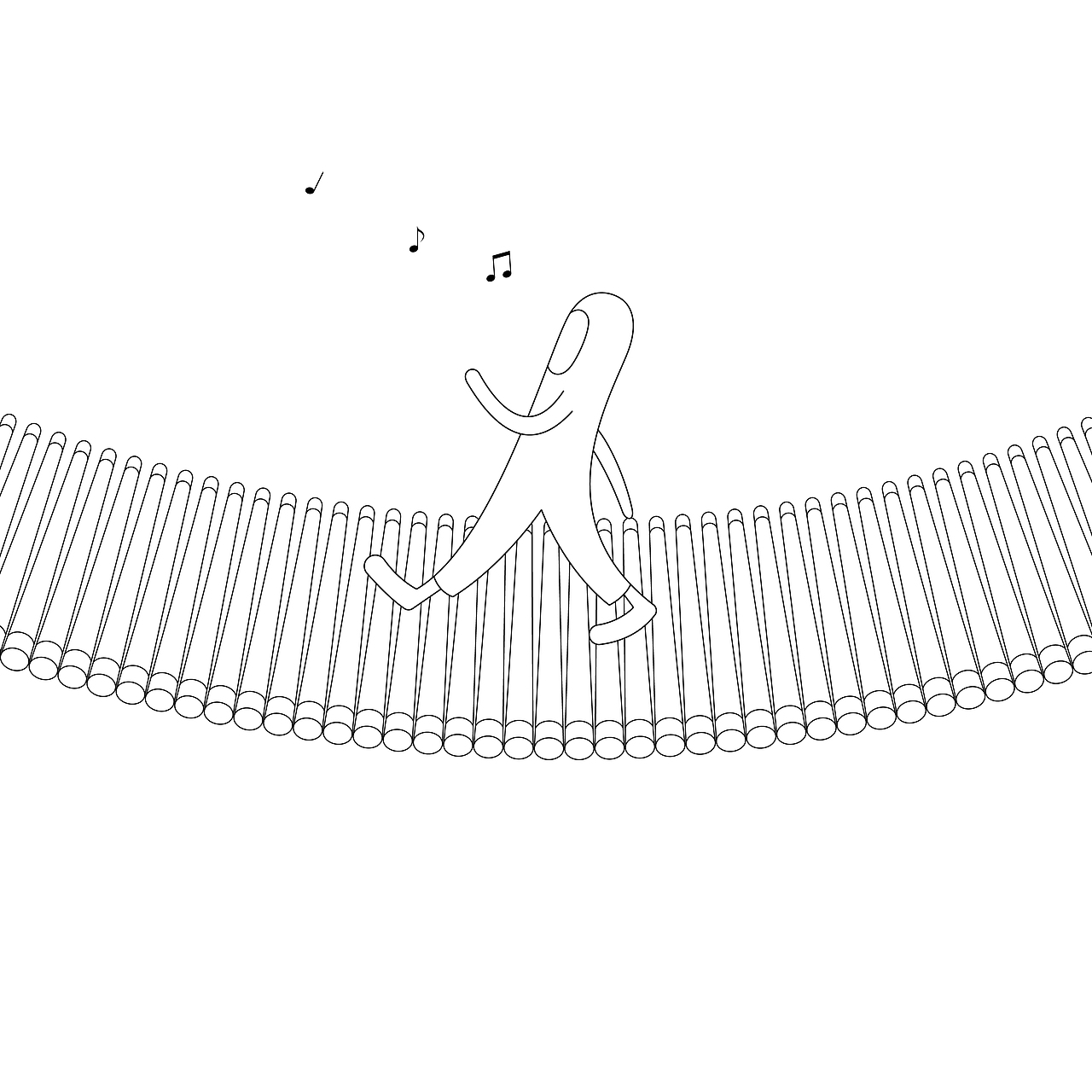 你走你的阳关道,我走我的独木桥|插画|创作习作|半儿日记_原创作品