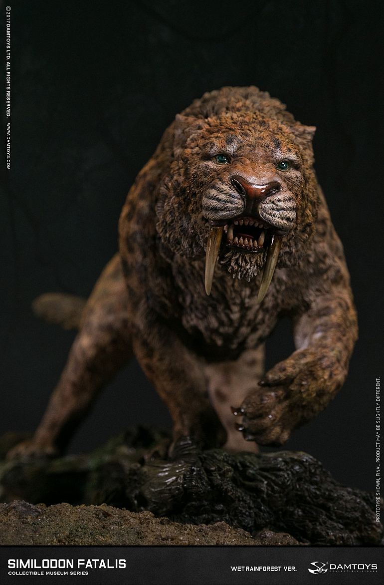 刃齿虎(剑齿虎) 收藏级雕像（图ZOTY5MDMxODg=） - 生活用品 - 站酷设计师DAMTOYS原创素材 - 站酷ZCOOL