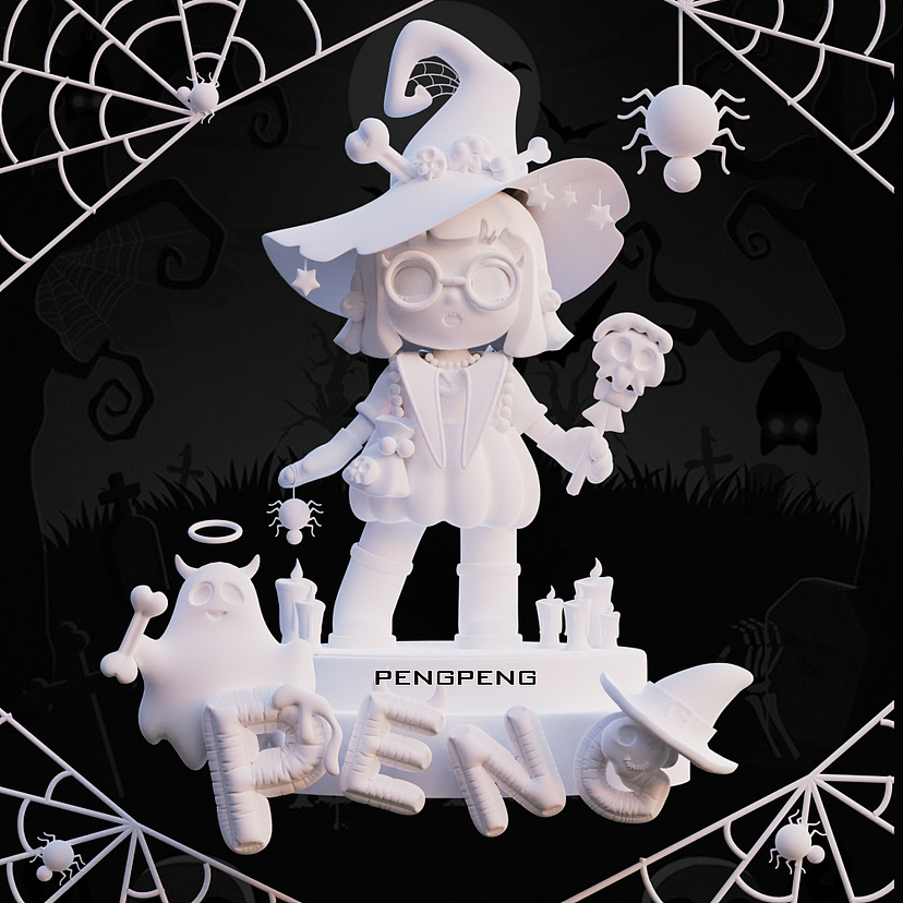 万圣节主题IP设计（图ZMzUzNzk3OTY4） - 人物/生物 - 站酷设计师pengpeng彭彭nn原创素材 - 站酷ZCOOL