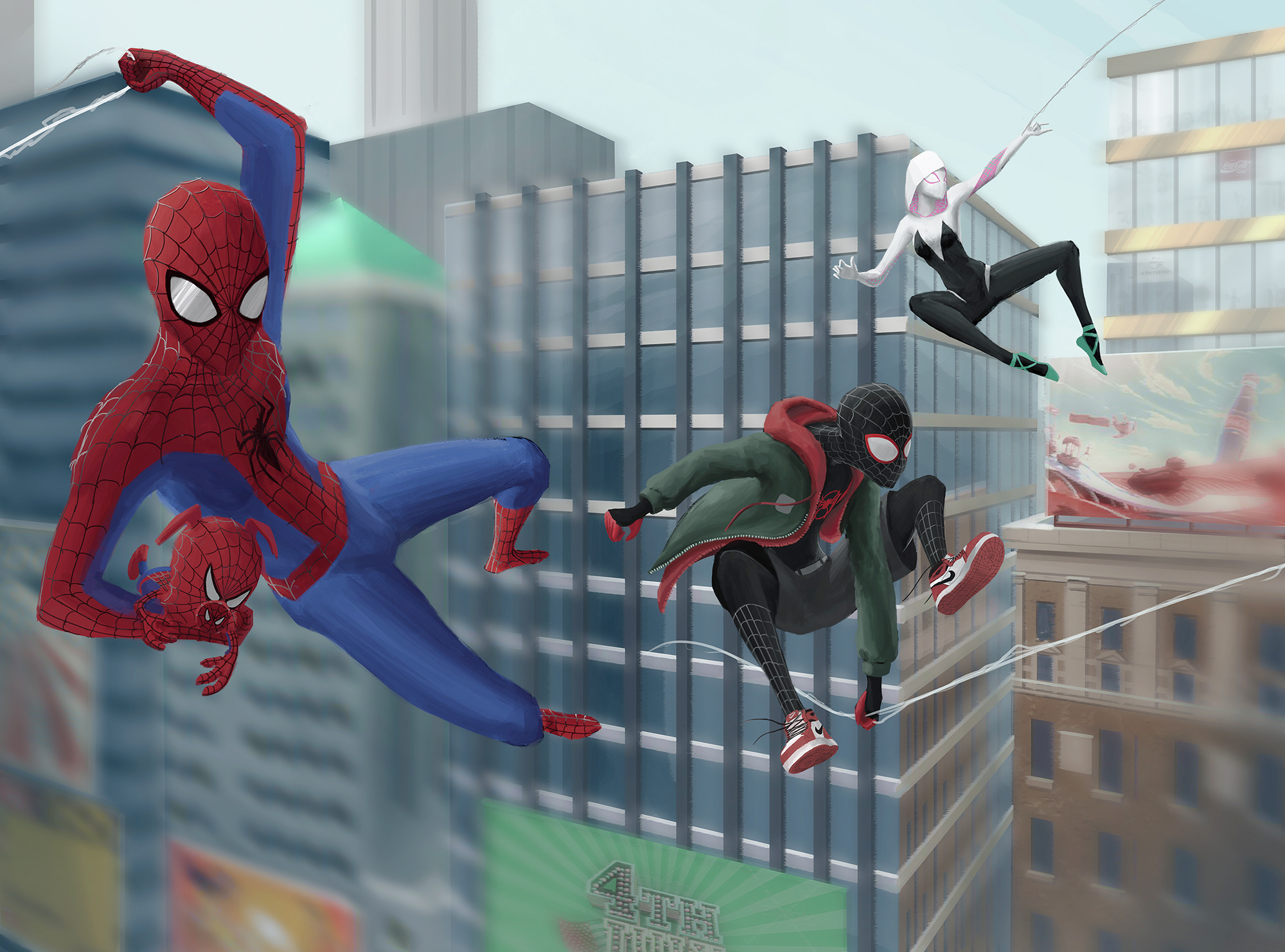 蜘蛛侠：平行宇宙插画创作习作梁志堃 原创作品 站酷 (ZCOOL)