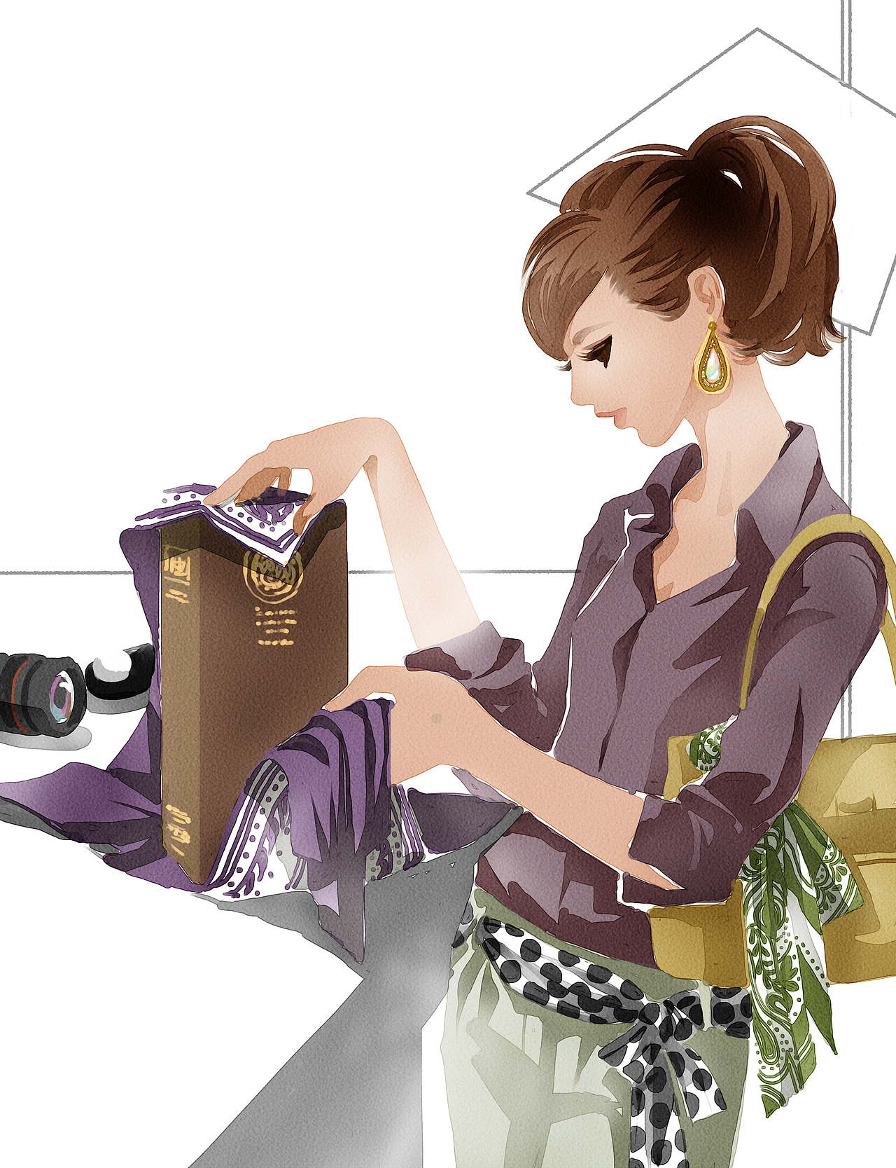 《女友》小说栏目插图