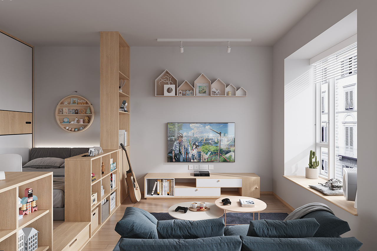 《我理想中的小公寓》（图ZMjg0MDk0Nzg4） - 建筑/空间 - 站酷设计师放羊的阿鑫原创素材 - 站酷ZCOOL