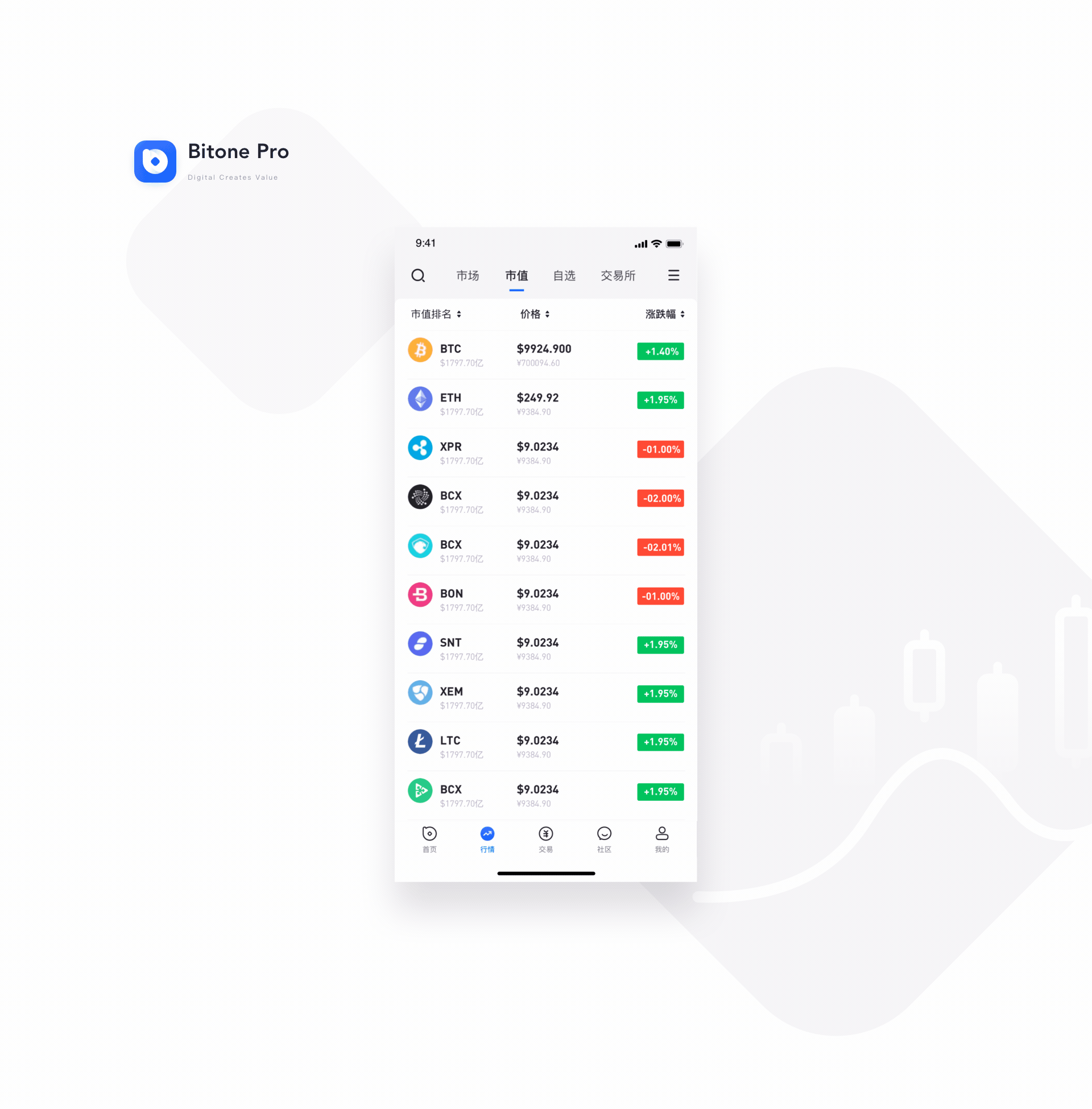 Btione Pro-币通（图ZMjE4NzQxMzYw） - APP界面 - 站酷设计师老话梅原创素材 - 站酷ZCOOL