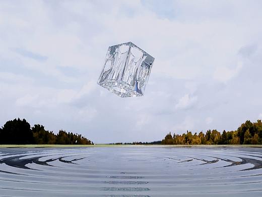 魔方水晶吸顶灯