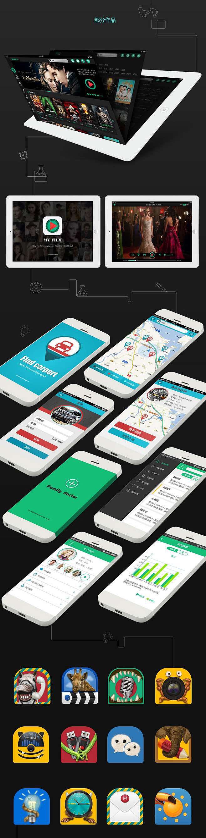 部分作品集（图ZMTI1OTU2ODky） - APP界面 - 站酷设计师安安设计师原创素材 - 站酷ZCOOL