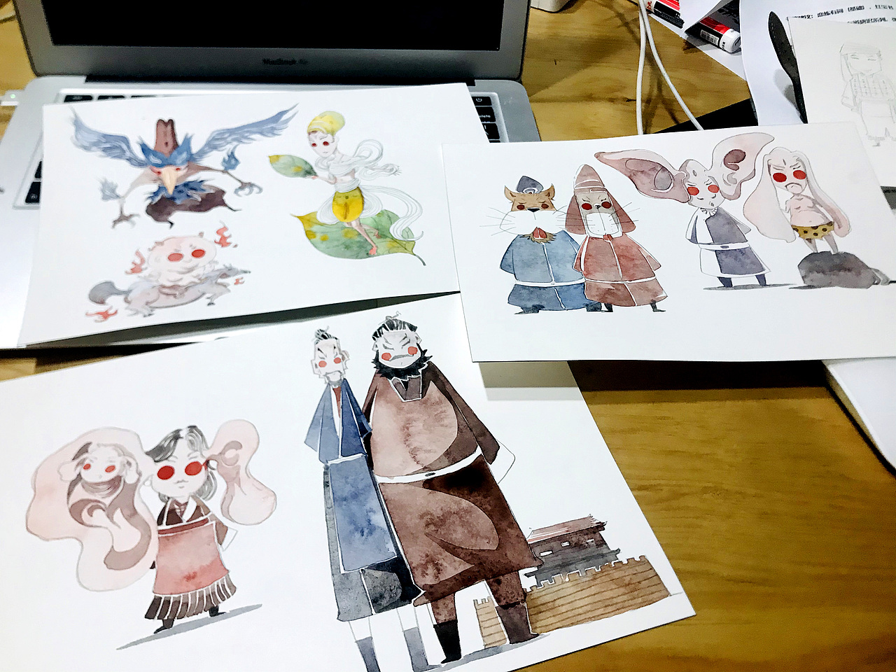 镜花缘绘本设定稿1