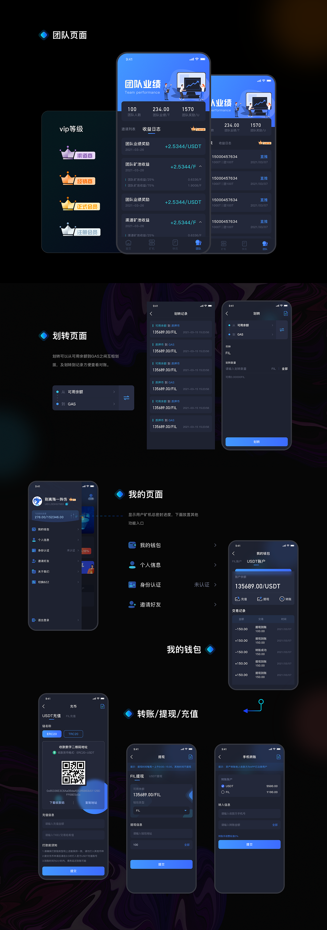 區(qū)塊鏈礦池APP應用分享（圖ZMjY4MjAzNDY4） - APP界面 - 站酷設計師學會了安靜原創(chuàng)素材 - 站酷ZCOOL