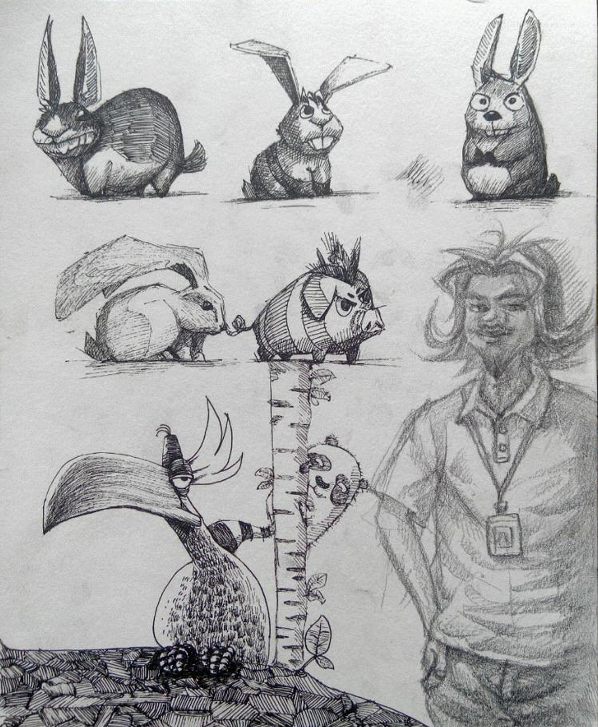 平时的一些速写练习