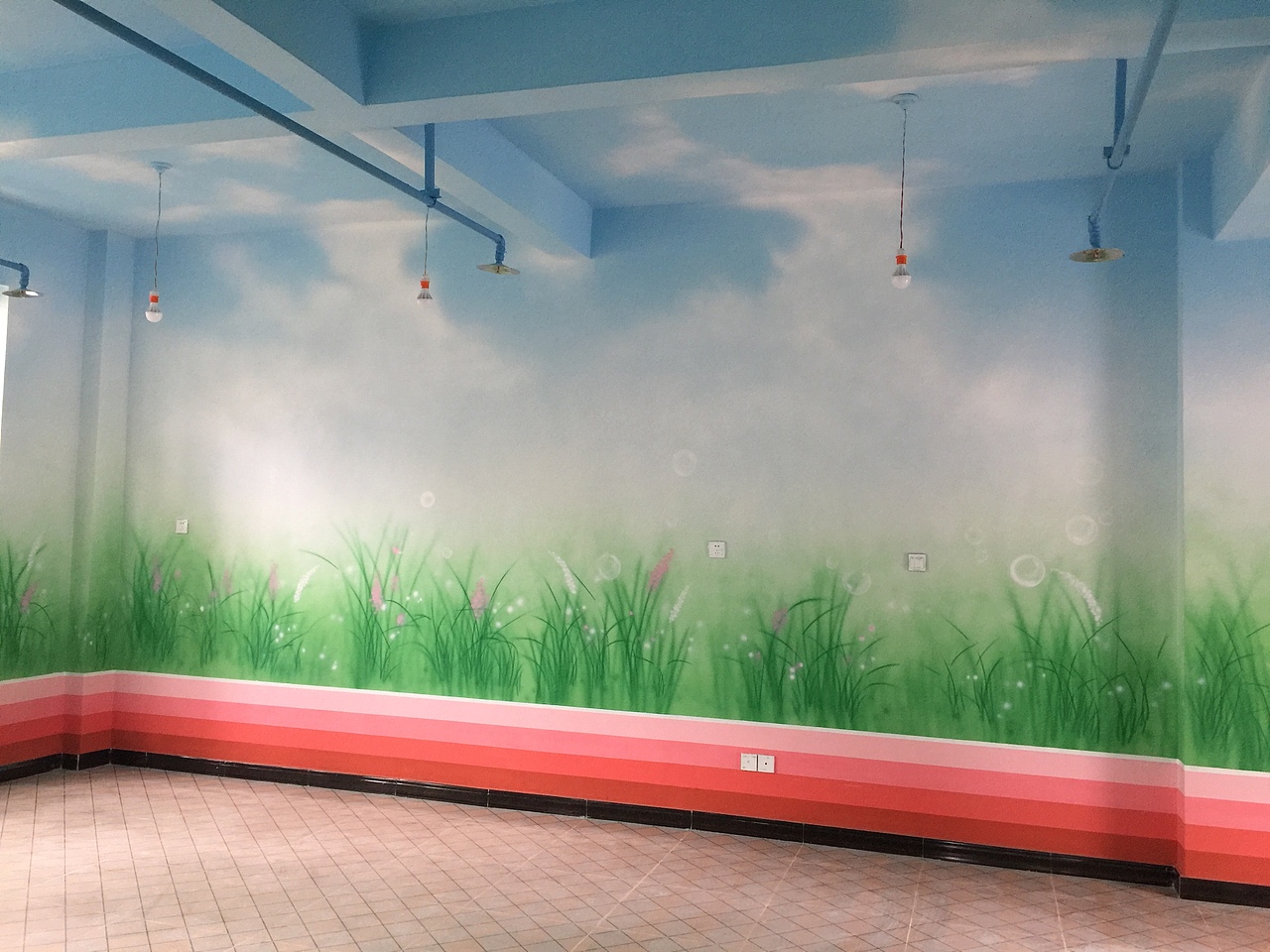 云南昆明幼儿园墙体彩绘手绘墙绘墙画—寻甸金源幼儿园（图ZMTkxMzI2NDc2） - 其他手工艺 - 站酷设计师云南锦泰彩绘原创素材 - 站酷ZCOOL