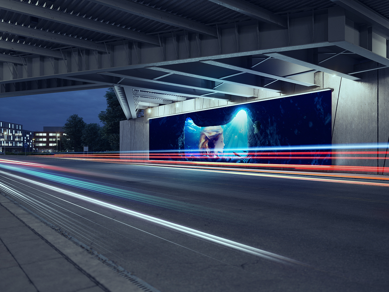 《海的女儿》天猫海报视觉练习