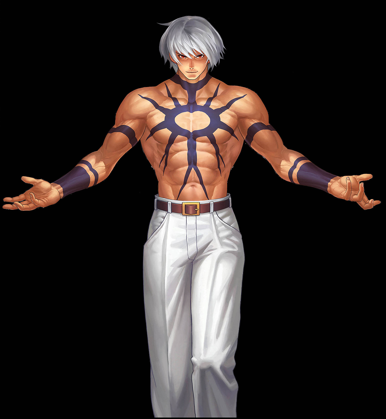 17年左右的项目图《拳皇98终极之战》页游的立绘