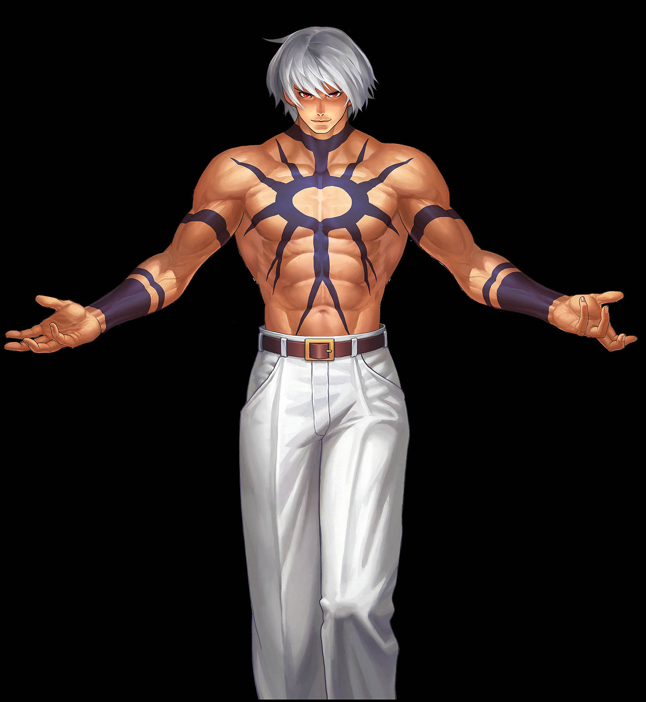 17年左右的项目图拳皇98终极之战页游的立绘