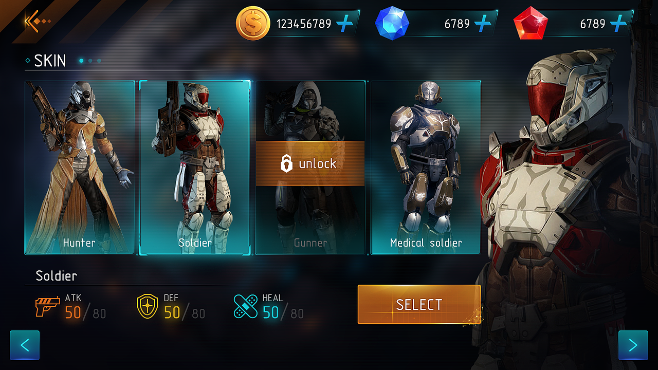 太空战斗游戏UI界面设计（图ZMTYwNTc1ODg4） - 游戏UI - 站酷设计师糊小鱼没烧糊原创素材 - 站酷ZCOOL