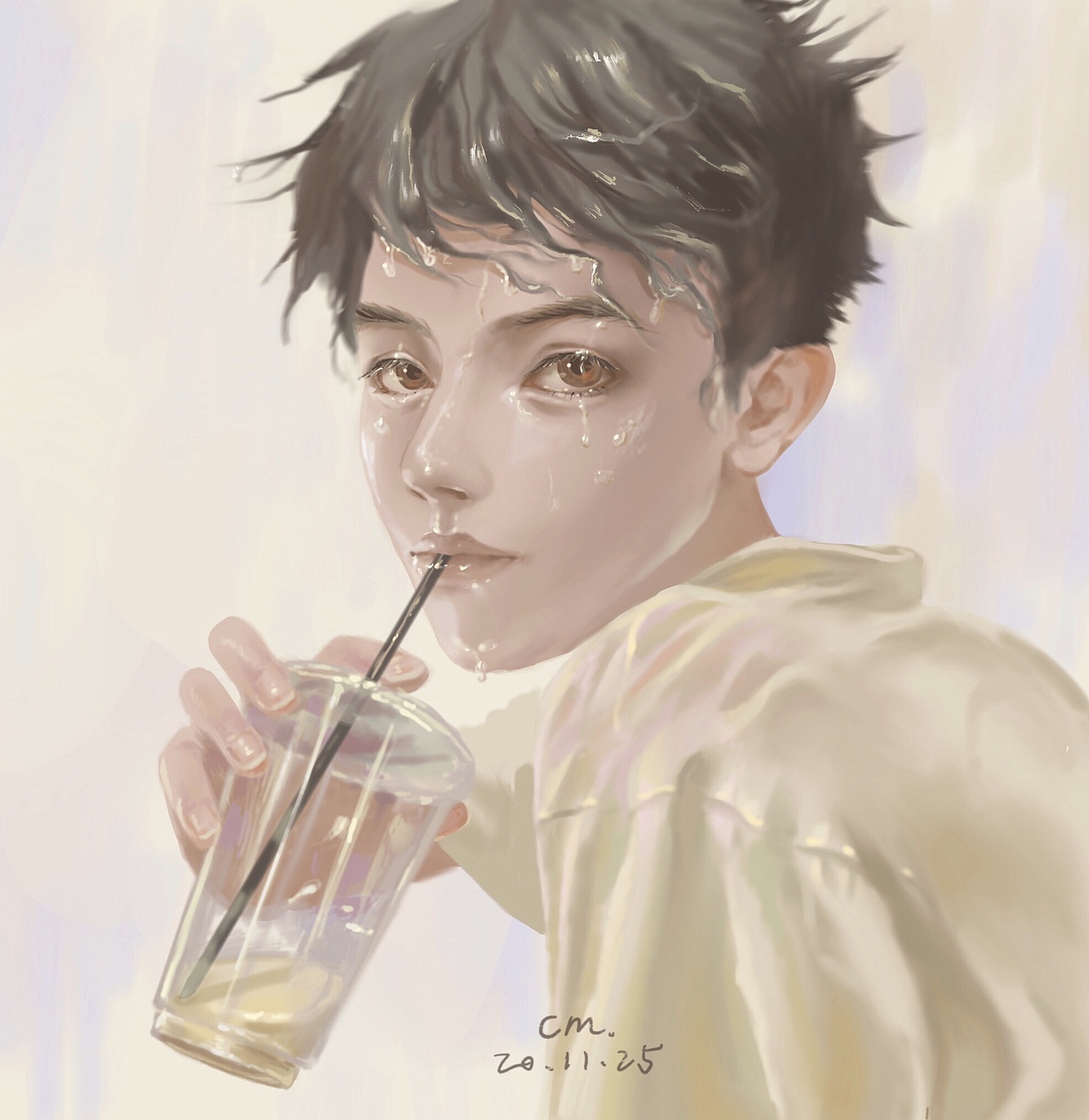 清透少年（图ZMjMzMzgxODc2） - 商业插画 - 站酷设计师欧包王子原创素材 - 站酷ZCOOL