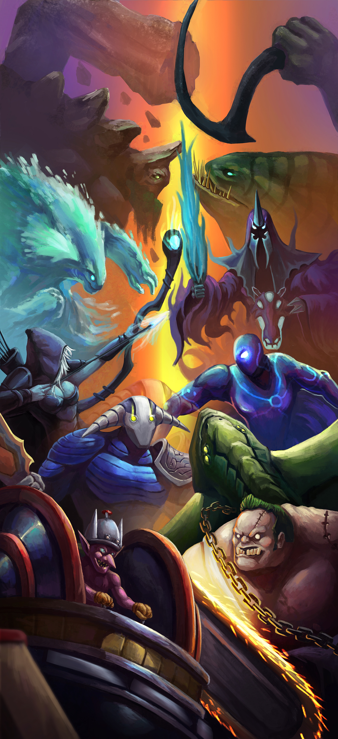 dota2宣传画练习