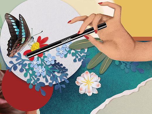 《周末画报》照片拼贴插画