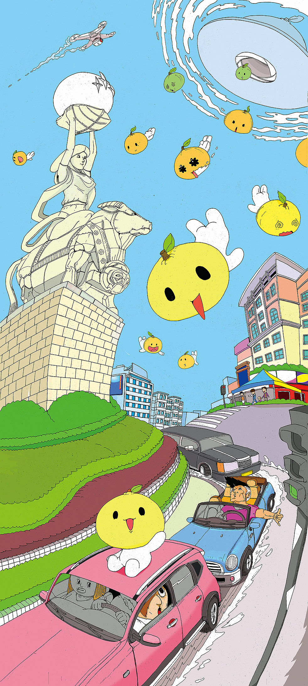 工作的重心放到了本土的卡通形象设计上,那是一个名不经传的无线城市