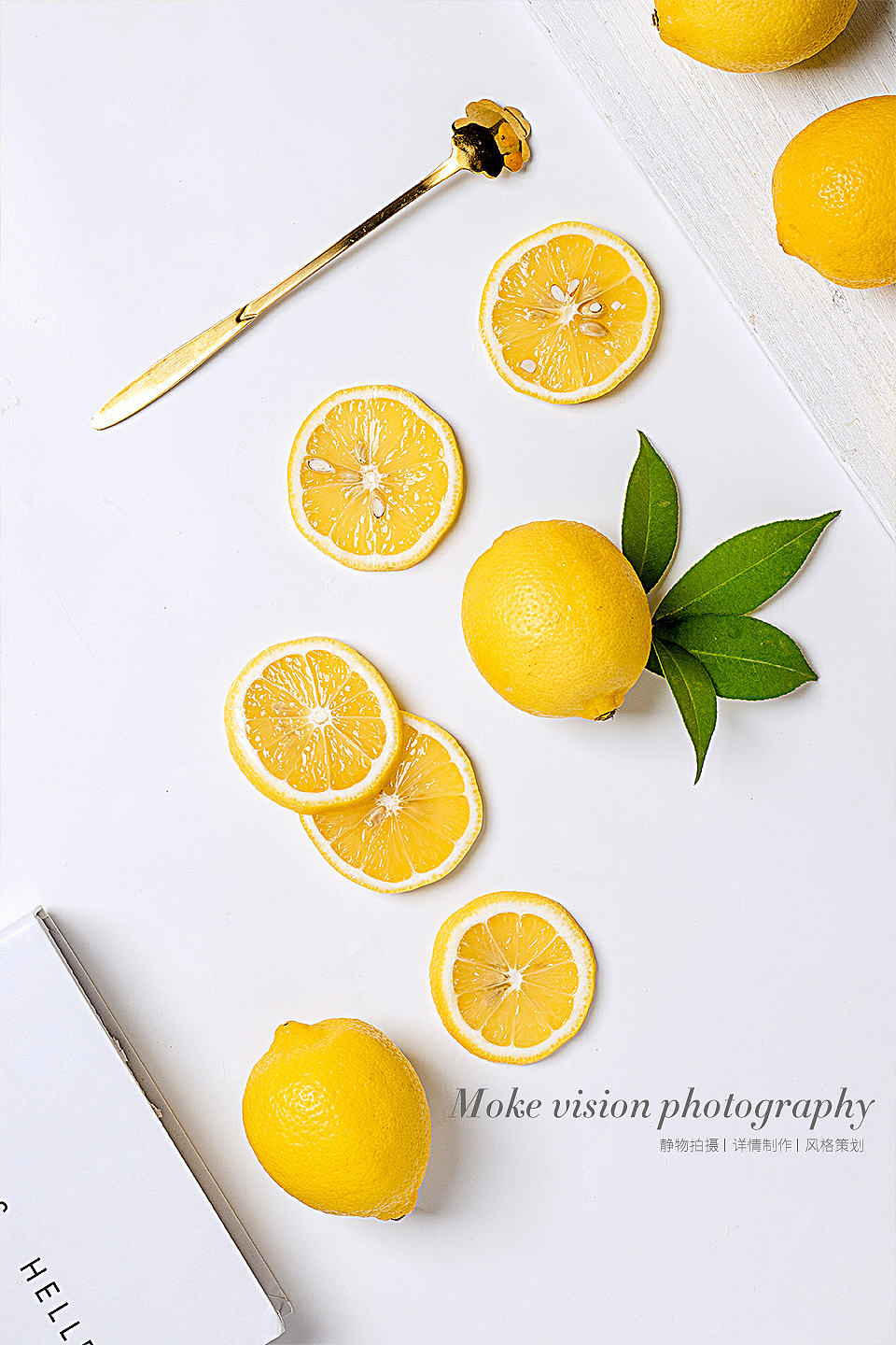 静物拍摄/水果拍摄/新鲜黄柠檬拍摄