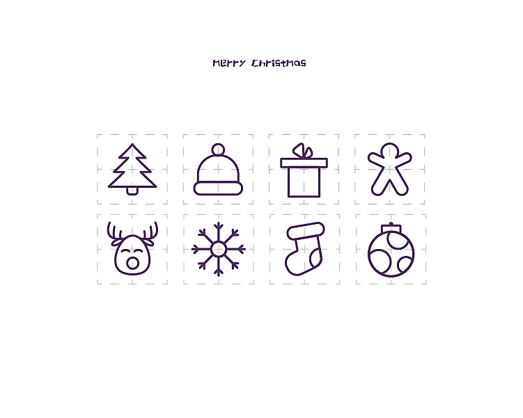 merry Christmas（图ZMzkyOTAzNDQ=） - 图标 - 站酷设计师成长小七原创素材 - 站酷ZCOOL