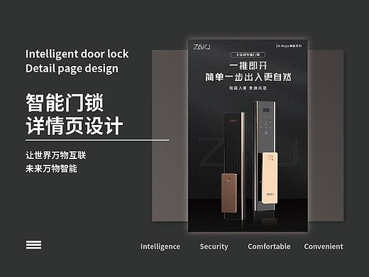 智能门锁详情页