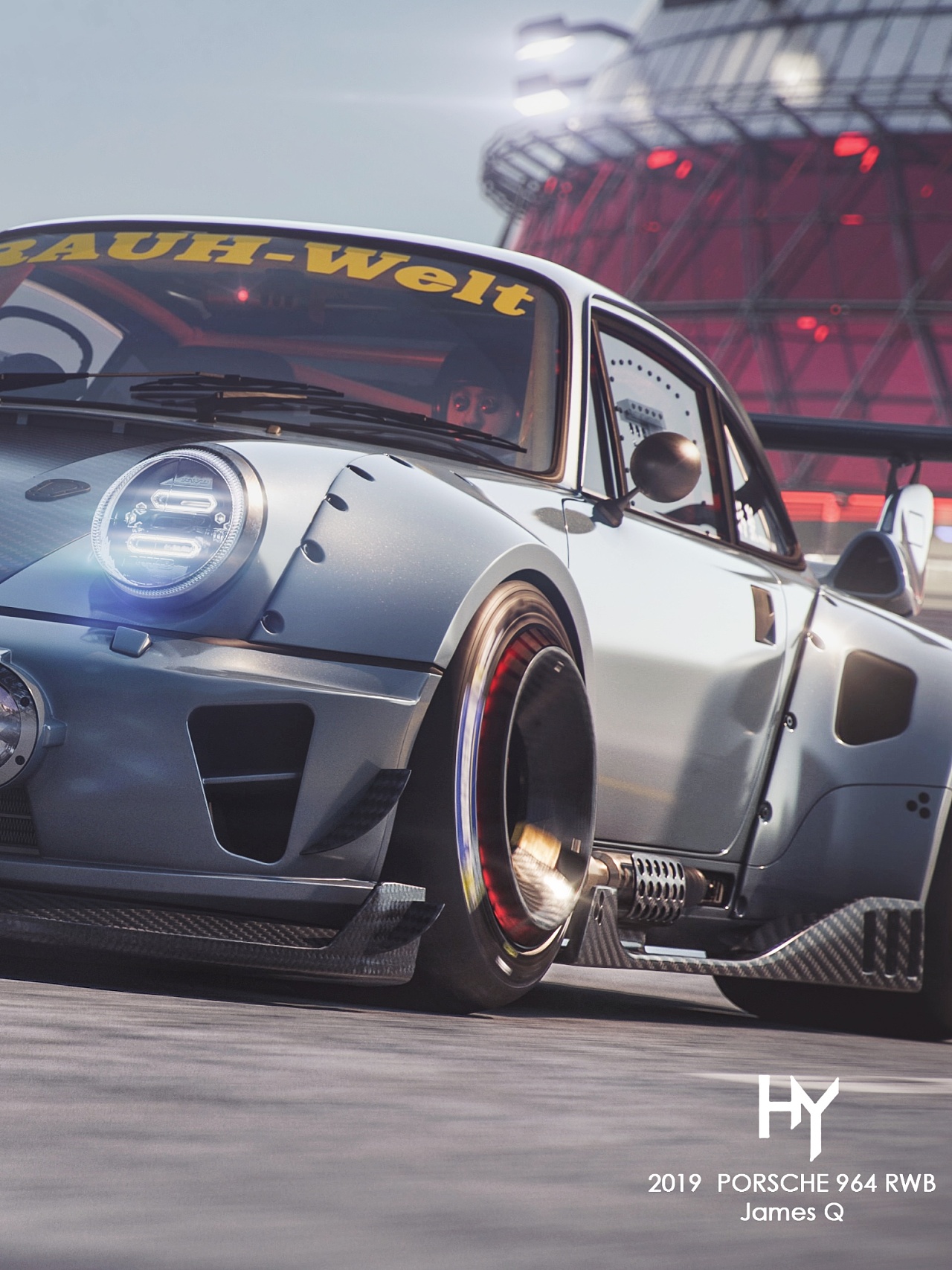 保时捷_porsche_964_rwb