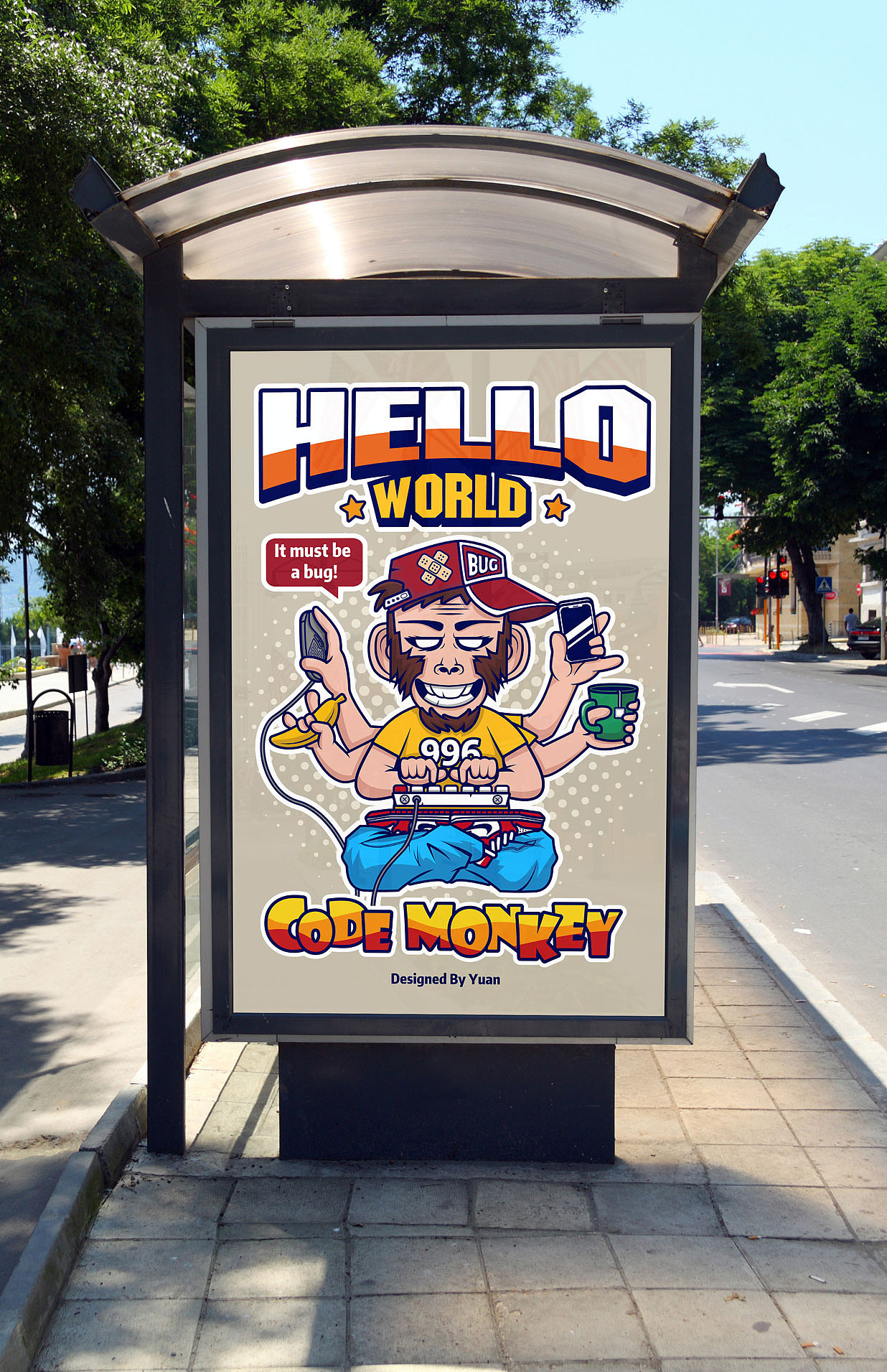 程序猿（图ZMjI4MDE5NDY4） - 新锐潮流插画 - 站酷设计师远行_Expedition原创素材 - 站酷ZCOOL