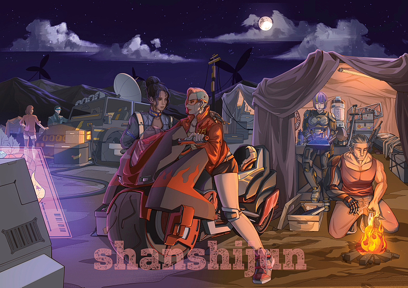 流浪者营地（图ZMzU1NjIyODYw） - 创作习作 - 站酷设计师山石菌原创素材 - 站酷ZCOOL