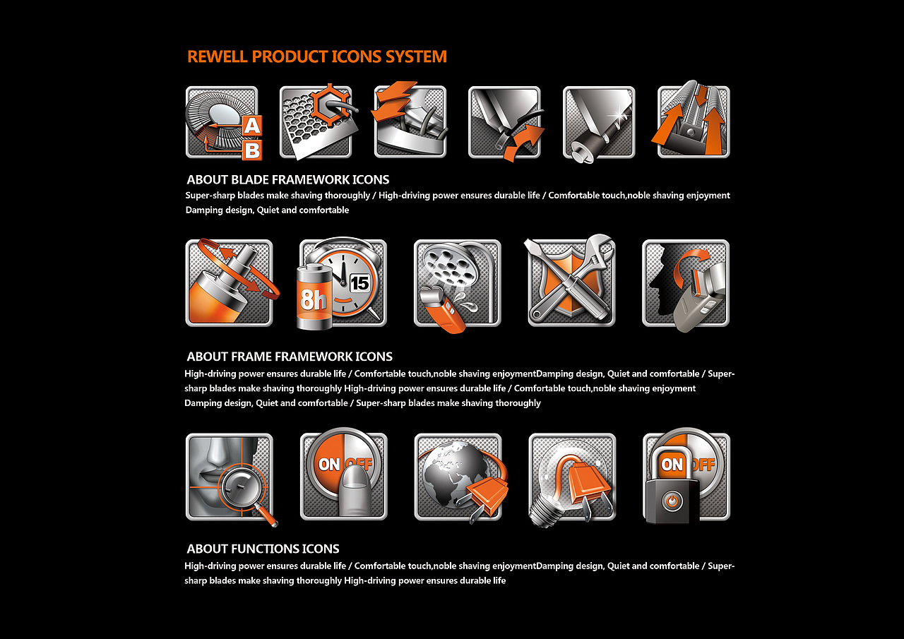 REWELL ICON DESIGN（图ZMTAwNzYyNzI=） - 包装 - 站酷设计师徐洋原创素材 - 站酷ZCOOL