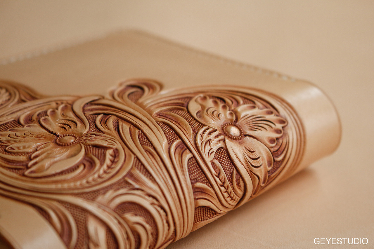 《革也皮雕》"我"与"肉可以"的故事|手工艺|工艺品设计|革也geye_原创