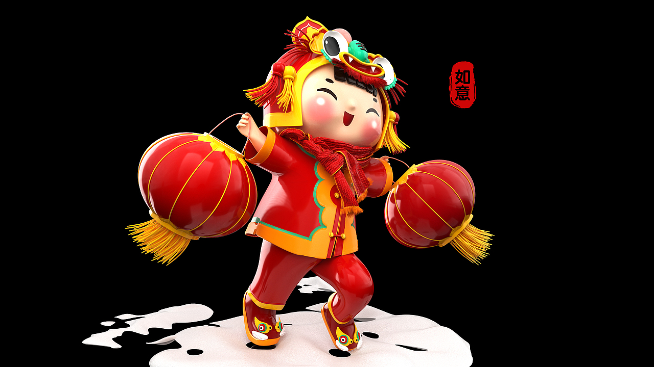 虎娃招财童子善财童子